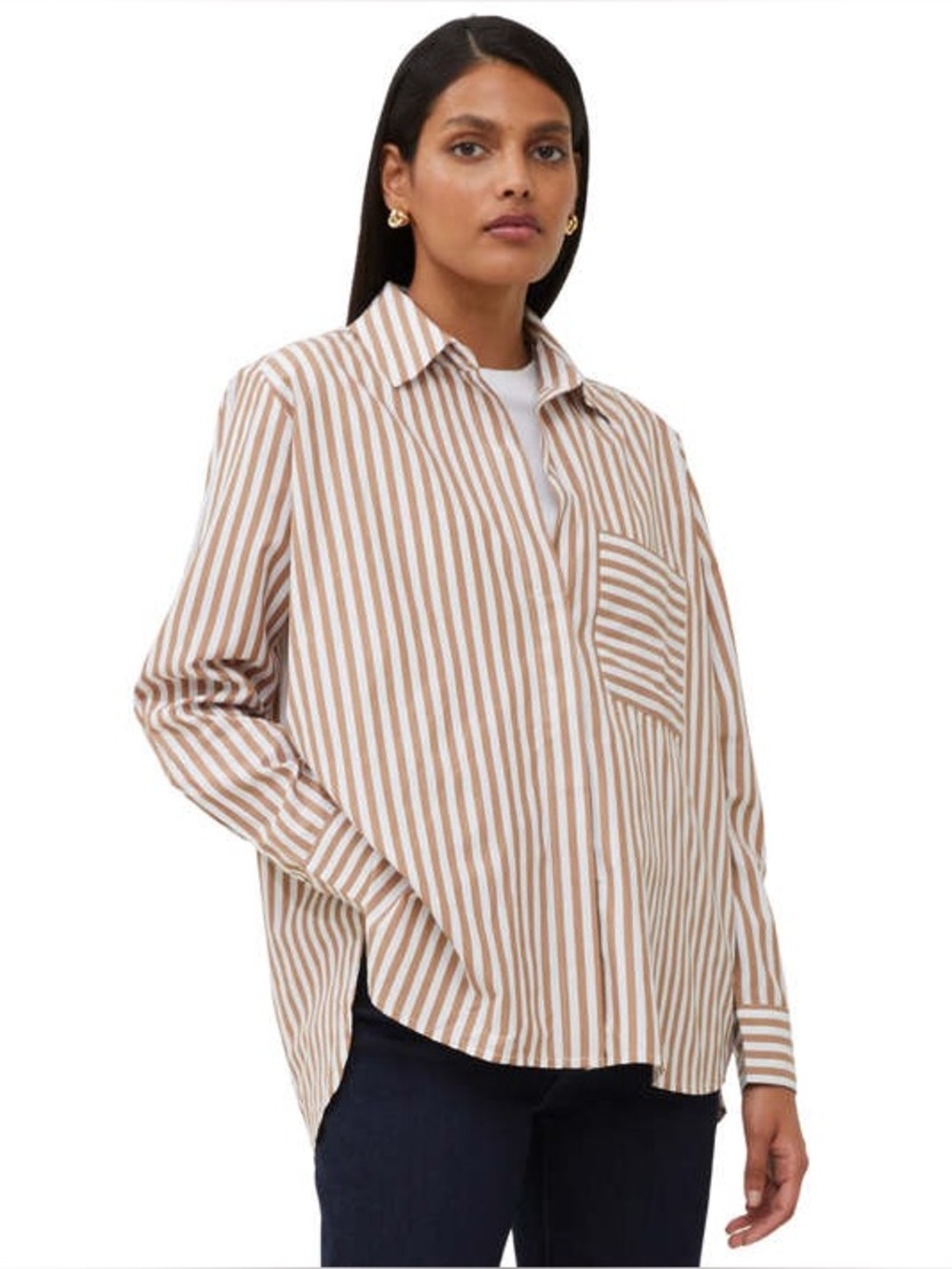 French Connection Relaxed Popover Shirt